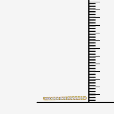 1/2 CT.T.W. Natural Diamond 14K Yellow Gold Eternity Band