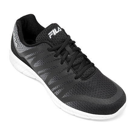 FILA Memory Fantom 5 Mens Running Shoes, 11 Medium, Black