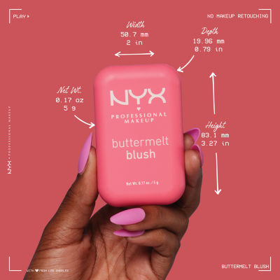 NYX Professional Makeup Buttermelt Blush