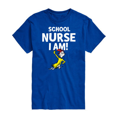 Mens Short Sleeve Dr. Seuss Nurse Graphic T-Shirt