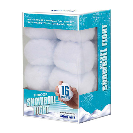 Indoor Snowball Fight Game, One Size, White