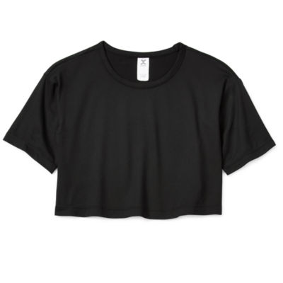 Xersion Little & Big Girls Crew Neck Short Sleeve T-Shirt