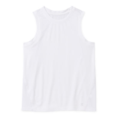 Xersion Little & Big Boys Moisture Wicking Everair Crew Neck Sleeveless Muscle T-Shirt
