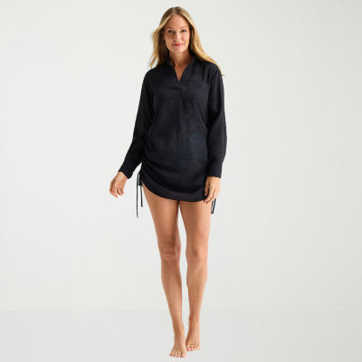 Sonnet Shores Womens Dress Swimsuit Cover-Up