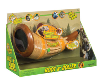 Toysmith Hoot N Holler Animal Caller Housekeeping Toy