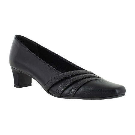 Easy Street Womens Entice Stiletto Heel Pumps, 10 Medium, Black