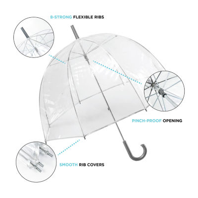 totes® Signature Clear Bubble Umbrella