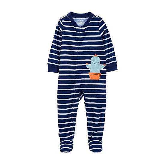 Carter's Baby Boys Long Sleeve Footed One Piece Pajama