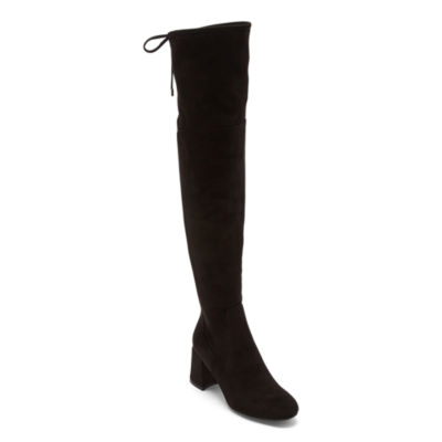 Liz Claiborne Womens Yarmont Block Heel Over the Knee Boots - JCPenney