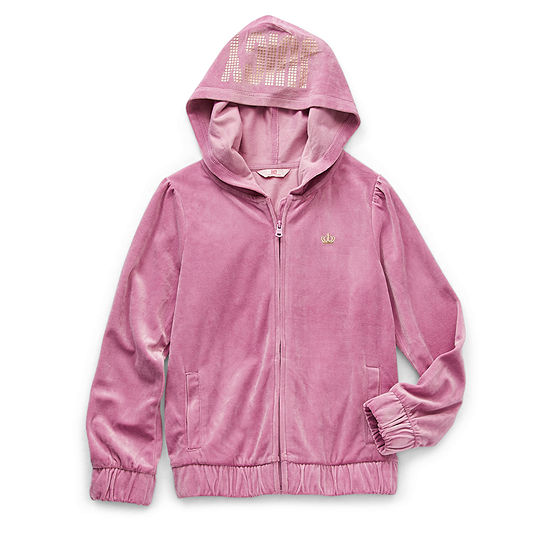 Juicy By Juicy Couture Little & Big Girls Zipper Hoodie, Color: English ...