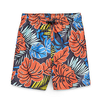 Thereabouts With Boxer Brief Liner Little & Big Boys Swim Trunks