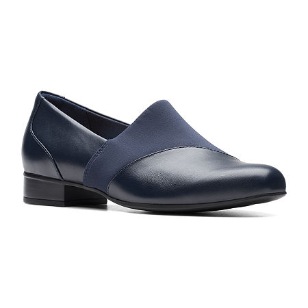 Clarks Womens Juliet Gem Loafers, 12 Medium, Blue