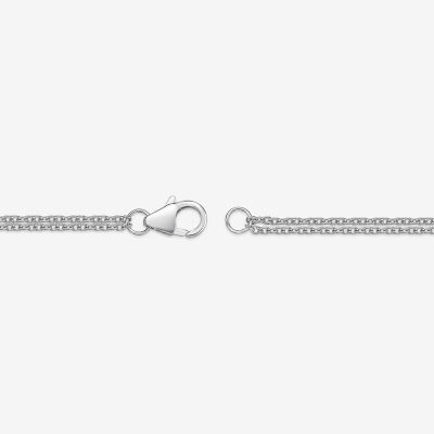 Womens Genuine Black Onyx Sterling Silver Round 18 Inch Pendant Necklace