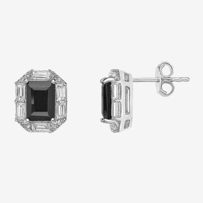 Genuine Black Onyx Sterling Silver 10mm Set