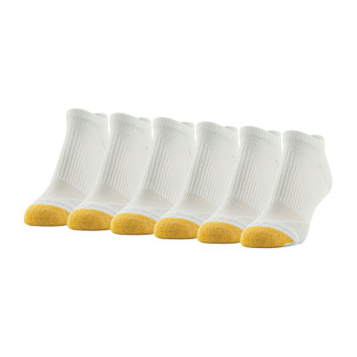 Gold Toe Cross Arch 6 Pair Low Cut Socks Womens, Color White JCPenney