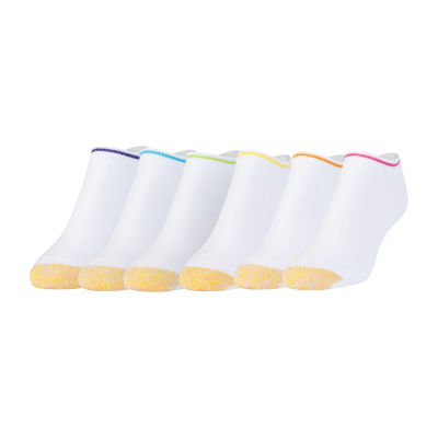 Gold Toe 6 Pair Plus Tall Low Cut Socks Womens