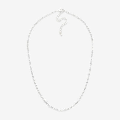 Mixit Hypoallergenic Silver Tone 18 Inch Link Chain Necklace