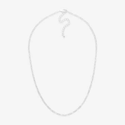 Made in Italy Sterling Silver 16 - 24 Inch Solid Box Chain