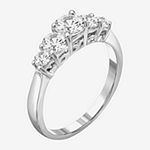 Womens 3 1/4 CT. T.W. White Cubic Zirconia Sterling Silver Promise Ring