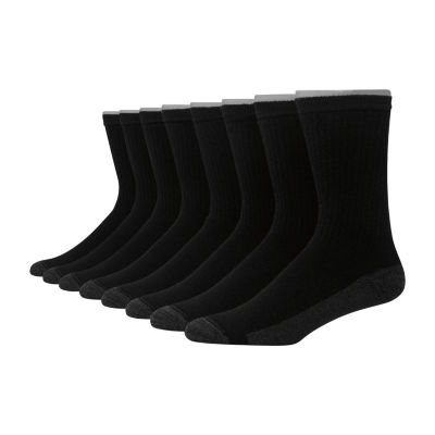 Hanes 8 Pair Crew Socks Mens