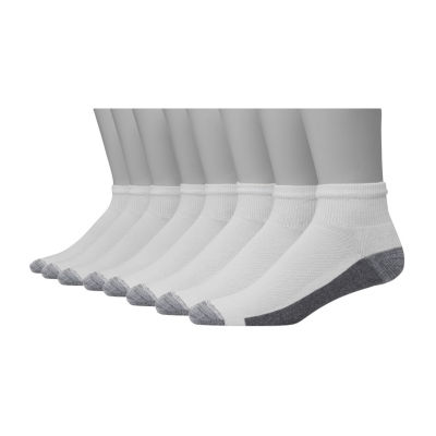Hanes 8 Pair Quarter Ankle Socks Mens JCPenney