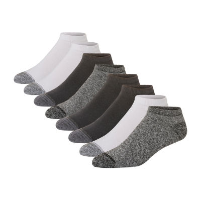 Hanes 8 Pair Low Cut Socks Mens