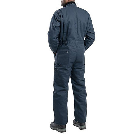 Berne Heritage Mens Big And Tall Insulated Long Sleeve Workwear Coveralls, 2x-large, Blue