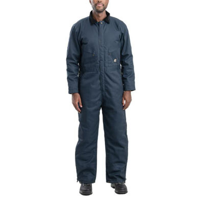 Berne Heritage Short Mens Big Insulated Long Sleeve Workwear Coveralls