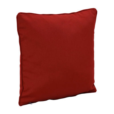 Net Health Shops Indoor/Outdoor Throw Square Red Pillow - Set Of 2