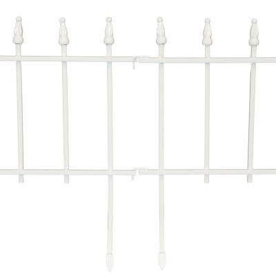 Net Health Shops Border Fence Panels 5-Piece Metal Yard Stake