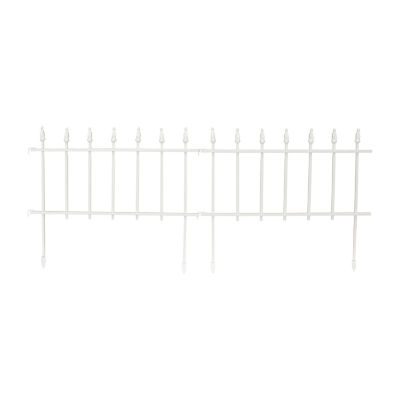 Net Health Shops Border Fence Panels 5-Piece Metal Yard Stake