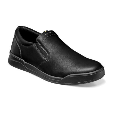 Nunn Bush Tour Work Plain Toe Mens Round Closed Slip-On Shoe