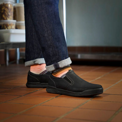 Nunn Bush Tour Work Plain Toe Mens Round Closed Toe Slip-On Shoe