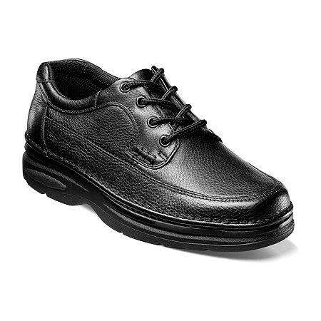 Nunn Bush Mens Cameron Moc Toe Oxford Shoes, 10 Medium, Black