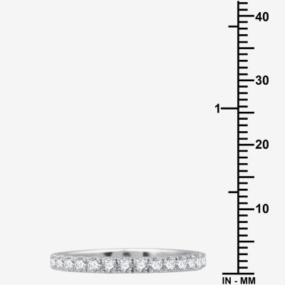Signature By Modern Bride (H-I / I1) Womens 2 1/4 CT. T.W. Lab Grown White Diamond 10K Gold Pear Side Stone Halo Bridal Set
