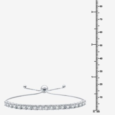 (G/ Si1-Si2) 1 CT. T.W. Lab Grown Diamond Sterling Silver Bolo Bracelet