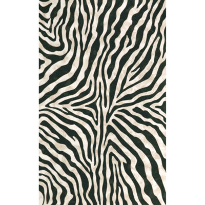 Liora Manne Visions I Zebra Animal Indoor Outdoor Rectangular Accent Rug