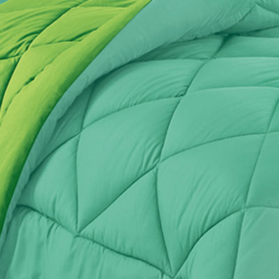 Elegant Comfort All Season Down Alternative Reversible Comforter Set