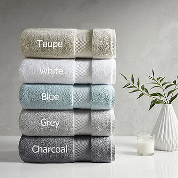 Egyptian Cotton Bath Towel Set of 6-Heavyweight Dark Gray 600 GSM Luxury  Towels