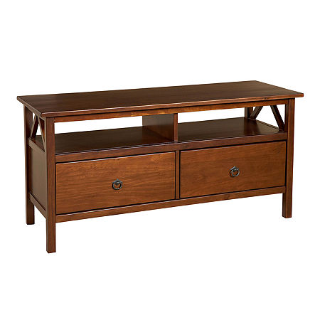 Titian TV Stand, One Size, Brown