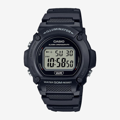 casio watch black strap