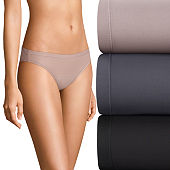 Jockey Womens No Panty Line Promise Tactel Bikini Underwear Bikini Briefs  nylon 5 Apple Blossom