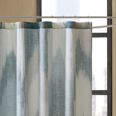 INK+IVY Alpine Cotton Printed Shower Curtain