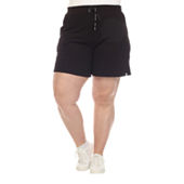 Xersion Womens Plus Pull-On Short, Color: Black - JCPenney