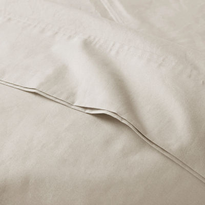 Madison Park Peached Percale Cotton Sheet Set