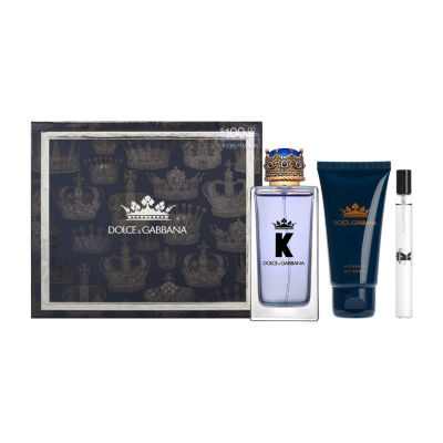 DOLCE GABBANA K For Men Eau De Toilette 3 Pc Gift Set 148 Value