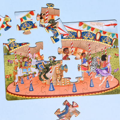 Upbounders Joyful Carousel 24pc 2-Sided Jumbo Puzzle Puzzle