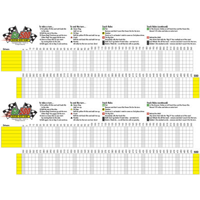 Zobmondo Go500 Racing Dice Game