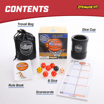 Zobmondo Gohoops Basketball Dice Game