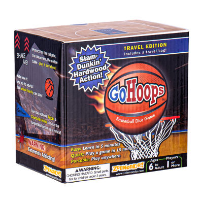 Zobmondo Gohoops Basketball Dice Game Travel Game